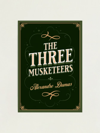 The Three Musketeers Alexandre Dumas Book Cover Art