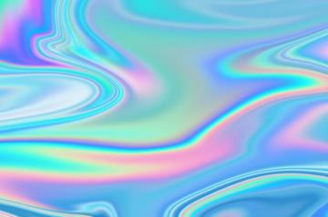 Iridescent Abstract Background Design Cuts