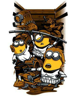 Star Wars And Minions Trash Compactor Mashup Art Geektyrant
