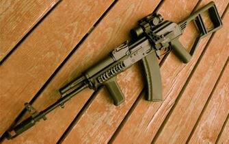 Sgl31 Ak Automatic Weapon White Wallpaper