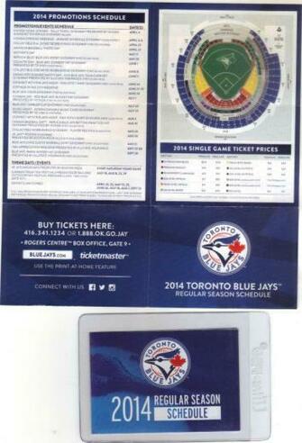 Blue Jays Version Schedule Toronto
