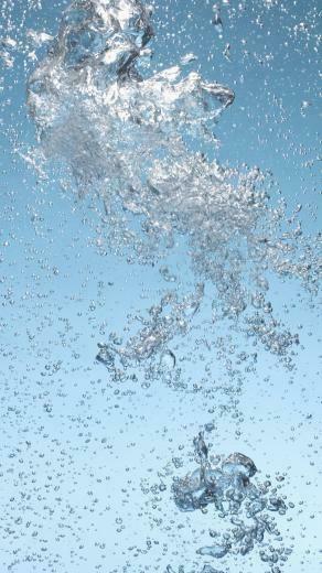 Water Bubbles iPhone Plus Wallpaper HD
