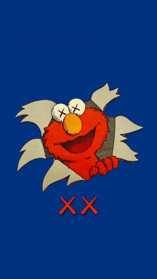 Elmo Wallpaper Ixpap In Kaws