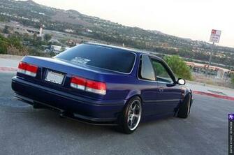 Honda Accord E X Coupe Blue Modified Wallpaper