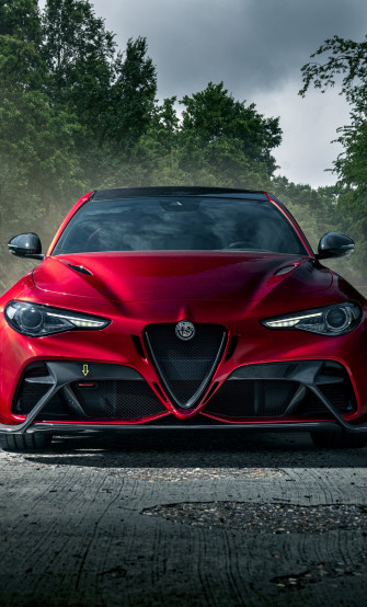 Wallpaper Alfa Romeo Giulietta Gta Red Car