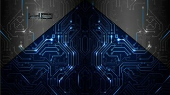Abstract Artistic Electronics Circuit Board Wallpaper