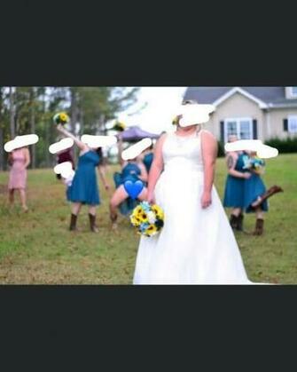 Bridesmaid Branded Trashy For Flashing The Camera In