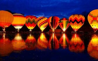 Balluminaria Hot Air Balloon Glow Festival Wallpaper HD