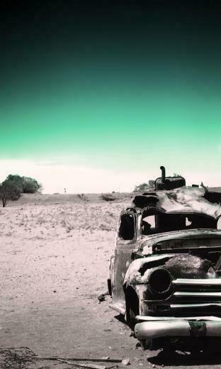 Cars Decay Old Style Abandoned Car HD Wallpaper Trucks