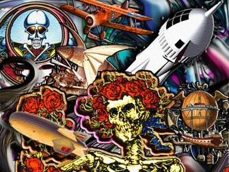 Grateful Dead Wallpaper Skeleton And Roses