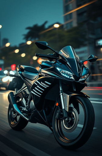 Yamaha R15 V3 Black Wallpaper