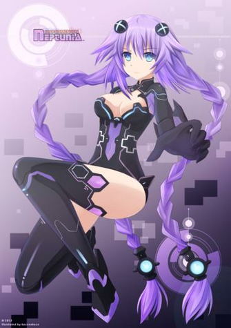 Hyperdimension Neptunia Purple Heart By Kazenokaze