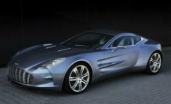 Blue Metallic Aston Martin One Wallpaper And Image