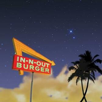 Wallpaper Crossed Palms iPad In N Out Burger