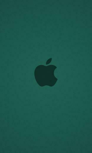 Cyan Apple Background Lumia Wallpaper