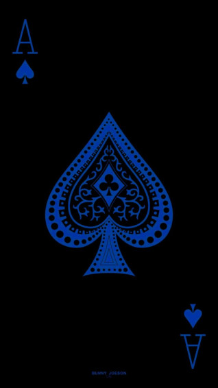 Jomber Edwin On Draw Dark Phone Wallpaper Ace Of Spades