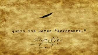 The Raven Wallpaper Edgar Allan Poe