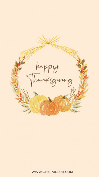 Cute Thanksgiving Wallpaper For iPhone