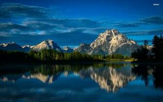 Mount Moran Grand Teton National Park Wallpaper