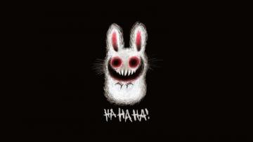 Creepy Bunny Wallpaper Cute Adorable Fluffy Scary