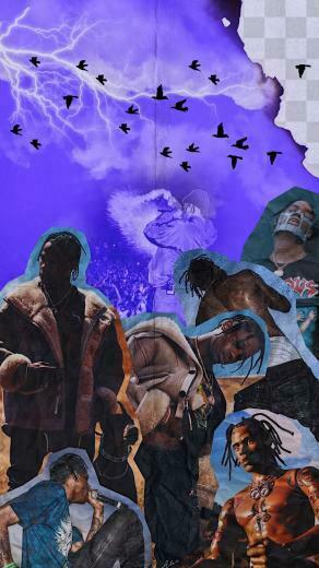 Art Days Before Rodeo Themed Wallpaper Travisscott