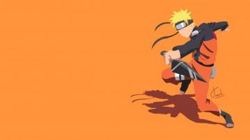 Naruto Uzumaki Minimalist Wallpaper In