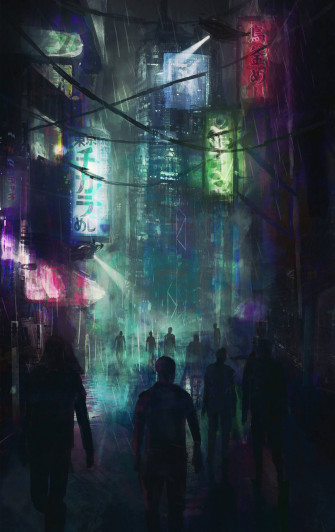 Cyberpunk City Wallpaper