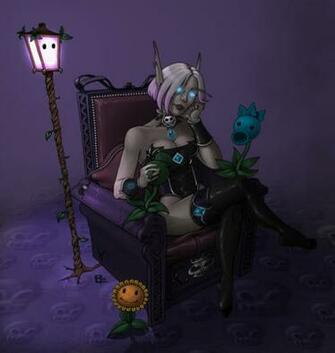 Blood Elf Death Knight And Plants Vs Zombies By Mischiev On Artician