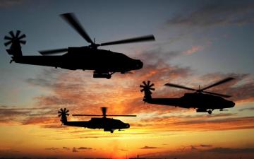 Boeing Apache Attack Helicopters Wallpaper HD