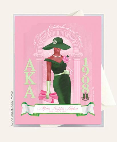 Alpha Kappa Art Green Dress