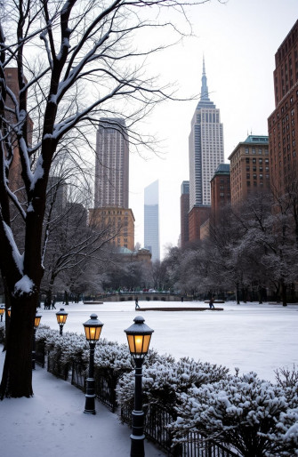 New York City Winter Wallpaper