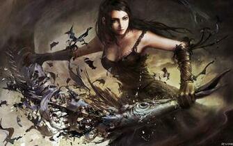 Fantasy Girl 3d Art Brown Brunette Woman