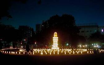 Fukuoka Lantern Festival Traveling Wallpaper City