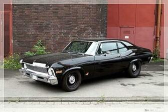 Black Chevrolet Nova HD Wallpaper