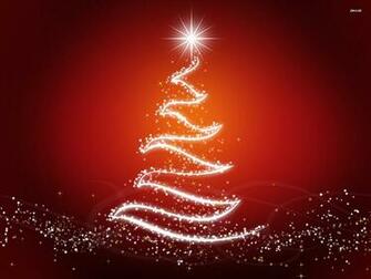 Sparkling Christmas Tree Wallpaper Holiday