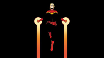 Comic Captain Marvel HD Wallpaper