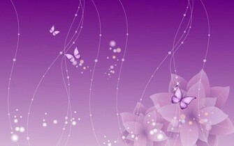 Purple Flowers Background Wallpaper