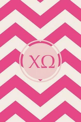 Chi Omega Lilly iPhone Monogram Background Printables
