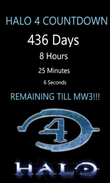 Halo Countdown Apps Software Xap Id Umnet