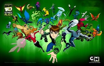 Ben Ultimate Alien HD Logo Wallpaper In