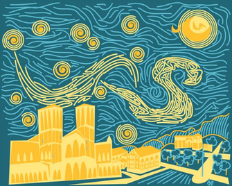 Ucla Computer Wallpaper Starry Night By Sizzle3