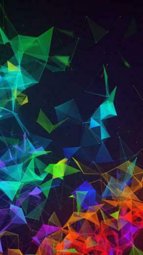 Wallpaper Razer Phone Abstract Colorful HD Os