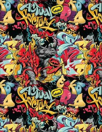 Graffiti Rhino Print