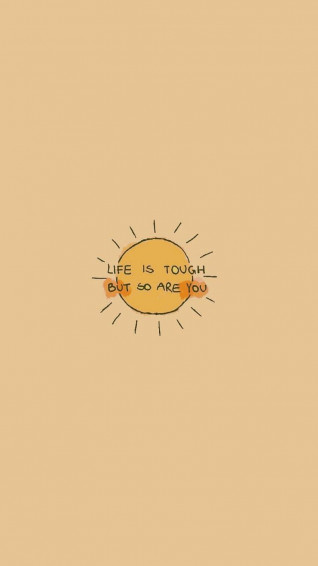 Life S Tough Motivational Quotes Aesthetic Wallpaper