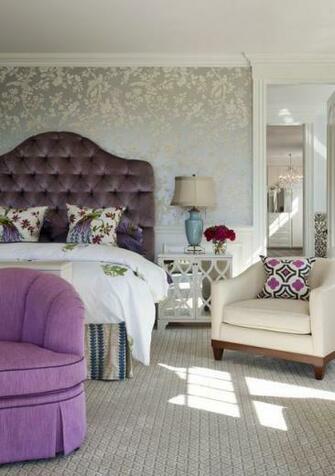 Wallpapered Accent Wall