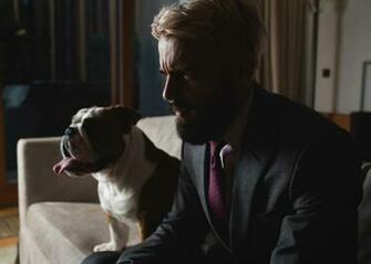 A Man Beard Dog Mavrin HD Wallpaper