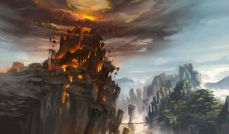 The Gates Of Hell By Xiaoxinart