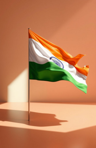 Indian National Flag Wallpaper 3d