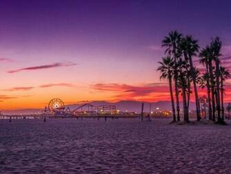 Santa Monica City California HD Wallpaper