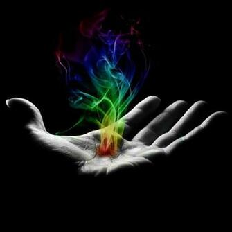Magic Hand iPad Wallpaper